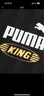 彪馬（PUMA）吸濕速干羽毛球白色短袖T恤男女V領(lǐng)足球風(fēng)運動(dòng)上衣633985 黑色-01 L (180/100A) 曬單實(shí)拍圖