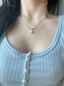 米蔓（MIMORE）S925銀櫻花貝珠項鏈女小眾輕奢高級2025新款鎖骨鏈七夕情人節(jié)禮物 曬單實拍圖