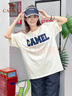 駱駝（CAMEL）夏日棉T恤男女同款三防透氣短袖T恤 C34BA9L3008A5 玉石白 M 曬單實(shí)拍圖