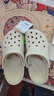 卡駱馳（crocs）經(jīng)典Clog男女洞洞鞋一腳蹬沙灘鞋 CR10001-2Y2  37  曬單實(shí)拍圖