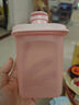 特百惠（Tupperware）CC企鵝350ML塑料杯夏季男女學(xué)生兒童水杯子便攜帶吸管 冰沙紫 曬單實拍圖