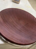甜雅靜 鐵木砧板菜板實(shí)木圓形家用廚房菜墩切菜板案板整木加厚圓形菜板 提手款抗裂【27*4】 曬單實(shí)拍圖