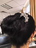 念芙黑檀木u型雙釵發(fā)簪女簪子高級國風(fēng)中式新款發(fā)釵七夕節(jié)情人節(jié)禮物 滿天星-黑檀木【禮盒裝】 曬單實拍圖