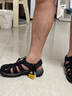CAT卡特涼鞋男鞋25新品戶外橡膠底沙灘鞋P726753O1ELC09/95/12 黑色 42 曬單實(shí)拍圖