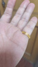 中國黃金（CHINA GOLD）黃金戒指日進斗金戒指足金招財古幣銅錢戒指女送女友老婆生日禮物 【古法款】17圈-約4.06g 曬單實拍圖