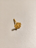 菜百首飾 黃金耳飾 足金簡(jiǎn)約氣質(zhì)櫻花時(shí)尚花朵耳飾 計(jì)價(jià) 約1.50克 曬單實(shí)拍圖