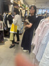 無印良品（MUJI）女式 易干彈力泡泡紗連體褲女士褲子闊腿褲25年夏季 女裝 藏青色 L (165/88A) 曬單實拍圖