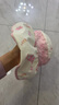 Hello Kitty兒童帽子春夏防曬遮陽(yáng)大帽檐女大童戶(hù)外空頂帽 FT2507-4米白 曬單實(shí)拍圖