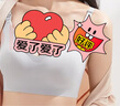 十月結(jié)晶 哺乳文胸上開口無鋼圈內(nèi)衣孕婦喂奶胸罩 膚色+藍色2件裝 XL碼 曬單實拍圖