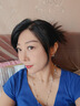 伊燦簡(jiǎn)約精致玫瑰金水鉆耳釘女小眾高級(jí)感耳環(huán)2025年新款爆款超閃耳飾 銀色 曬單實(shí)拍圖