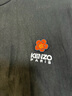 高田賢三（KENZO）男士黑色棉質(zhì)小花朵繡標(biāo)短袖T恤 FC6 5TS412 4SG 99J L禮物送男生 曬單實(shí)拍圖