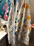 潔麗雅（Grace）純棉6層紗布小毛巾寶寶童巾新生嬰兒童洗臉洗澡柔軟口水巾30*50cm 曬單實(shí)拍圖