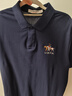 U.S. POLO ASSN.US保羅短袖polo衫男條紋薄款商務(wù)翻領(lǐng)polo領(lǐng)衫修身百搭上衣男裝 藏青【純棉】108 XL 175（135-145斤左右） 曬單實(shí)拍圖