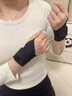 火炬少年日本兒童運動專用排球羽毛球護腕扭傷手腕腱鞘炎固定薄護具單只右手黑色S（手圍10-15cm）體重60斤以下 曬單實拍圖