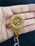 泰山桃木王（taishantaomuwang）桃木鑰匙扣 汽車掛件葫蘆鑰匙牌飾品隨身木質包包掛飾雕掛件 龍鳳扣 曬單實拍圖