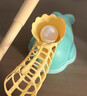 棒球玩具棒球套裝棒球訓(xùn)練器兒童棒球訓(xùn)練器彈射棒球機(jī)戶外 藍(lán)色【全套】投球器+棒球棍+6球 曬單實(shí)拍圖