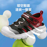 Skechers斯凱奇兒童包頭涼鞋男童鞋夏季輕質(zhì)防滑男大童大頭沙灘鞋406511L 男款/黑色/紅色/BKRD 37 曬單實(shí)拍圖