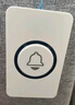 國際電工老人呼叫器家用無(wú)線(xiàn)電鈴病人床頭呼叫遙控按鈴遠距離呼喚門(mén)鈴叮咚 1個(gè)掛繩按鈴+1個(gè)響鈴 曬單實(shí)拍圖