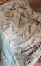 潔麗雅100%里外純棉棉花被全棉夏涼被夏被被子夏季被芯學(xué)生宿舍空調(diào)被 綠風(fēng)鈴【里外100%純棉夏被】 150*200cm 曬單實(shí)拍圖