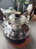 容山堂加厚玻璃煮茶壺?zé)畨?025新款家用提梁泡茶壺電陶爐煮茶爐茶水壺 胡桃木把玻璃煮茶壺-玄武提梁壺 曬單實(shí)拍圖