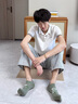 JKN【茶多酚消臭】純棉襪子男士短襪夏網(wǎng)眼薄款抗菌防臭吸汗透氣船襪 曬單實(shí)拍圖