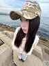 南木熊衛衣女學(xué)生連帽碎花衛衣外套女2025秋開(kāi)衫拉鏈寬松休閑學(xué)院風(fēng)薄款 米杏色L【105-115斤】 曬單實(shí)拍圖