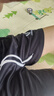 維動(dòng)（VEIDOORN）新款美式籃球褲網(wǎng)眼短褲速干不過(guò)膝三四分褲健身跑步訓(xùn)練運(yùn)動(dòng)褲夏 維動(dòng)速干訓(xùn)練褲【黑色】 L(100-115斤) 曬單實(shí)拍圖