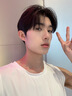名創(chuàng  )優(yōu)品（MINISO）男士無(wú)袖背心2025新款夏季冰絲涼感UPF50+防曬坎肩運動(dòng)跑步馬甲男 白(浮光筆刷胸標)+冰川藍(飛揚筆刷胸標) L /175(名創(chuàng  )優(yōu)品品控嚴格) 曬單實(shí)拍圖