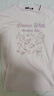 森馬（Semir）短袖t恤女中長(zhǎng)款清爽海洋精靈印花25夏涼感抗菌上衣109325100031 曬單實(shí)拍圖