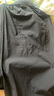 羅蒙（ROMON）休閑褲男士夏季寬松運(yùn)動(dòng)直筒褲冰絲感彈力九分褲子男裝718黑色2XL 曬單實(shí)拍圖