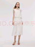 歌莉婭無(wú)袖連衣裙女夏季穿搭2025新款漂亮海邊薄紗裙子1E4R4K19B 07W米色 S 曬單實(shí)拍圖