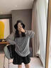 棉致冰絲涼感高腰闊腿短褲女夏季2025新款小個(gè)子寬松顯瘦運(yùn)動(dòng)休閑褲子 1486黑色【高品質(zhì)14.5】 L 109-118斤 曬單實(shí)拍圖