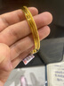 YRYE足銀手鐲金包銀閉口實(shí)心手鐲女鈴鐺三生三世古法素圈純銀首飾傳承 【附贈(zèng)周大福禮盒+證書(shū)+發(fā)票】 三生三世鈴鐺手鐲 58圈口 曬單實(shí)拍圖