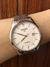 陹天梭劼新款正品手表男士全自動(dòng)機械表時(shí)尚商務(wù)防水名牌專(zhuān)用男表 鋼帶款本色白面 曬單實(shí)拍圖