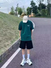 倉(cāng)石一樹夏季短褲男士褲子男款日系休閑褲寬松時(shí)尚潮牌五分褲工裝 黑色 XL 曬單實(shí)拍圖