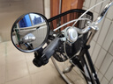 自行車后視鏡免安裝廣角凸面鏡折疊單車反光鏡電動車自行車到車鏡 后視鏡 大號鏡/8厘米兩個裝 曬單實拍圖
