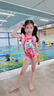 女童泳衣2026新款大童夏季洋氣多巴胺泳裝12歲兒童女孩連體游泳衣 花朵泳衣 150 【帶胸墊】 曬單實(shí)拍圖