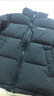 鴨鴨【300+充絨】極寒羽絨服女短款立領(lǐng)反季冬季新款加厚保暖面包外套 黑色 M (170) 曬單實(shí)拍圖