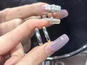 S999純銀心的律動(dòng)韓版簡(jiǎn)約情侶對戒活口男女一對情侶銀戒指刻字 珍愛(ài)玫瑰禮盒+鑒定證書(shū) 開(kāi)口可調節 曬單實(shí)拍圖