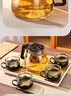 【京東物流】茶壺套裝整套茶具大容量玻璃茶杯帶濾網(wǎng)耐高溫泡茶具 1000ML一壺+四杯套裝 曬單實(shí)拍圖