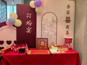 紀(jì)恒暄百喜圖結(jié)婚禮物高級(jí)感送新娘新人閨蜜特別的高檔實(shí)用銅雕銅制喜字 銅雕百喜03-A款 胡桃木30*30cm 曬單實(shí)拍圖