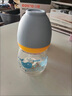 日康（rikang）奶瓶 新生兒嬰兒奶瓶PPSU多用奶瓶套裝 寬口徑150ml 小奶瓶 蛋仔小奶瓶 150ml 【藍色】 曬單實(shí)拍圖