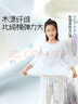 久歲伴兒童睡衣女童家居服春夏季薄款透氣少女中大童七分褲空調(diào)服套裝 淺藍(lán) 170 /身高160-172體重105-120斤 曬單實(shí)拍圖