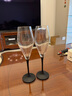 德國唯寶（Villeroy&Boch）匠心巖高檔葡萄酒杯香檳杯水晶玻璃紅酒杯結婚禮物香檳杯0.26L黑 曬單實(shí)拍圖