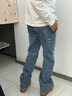 Levi's李維斯25年新款男士美式休閑Clean Fit 517修身靴形牛仔褲 晴山藍 32 (32) 曬單實拍圖