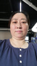 棉麻襯衫女純色五分袖小衫女夏裝寬松休閑百搭上衣媽媽大碼襯衣 M-333藍色 2XL 建議135-150斤 曬單實拍圖