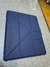 耐爾金適用iPad Air7/6保護(hù)套防彎Air13英寸25/24款M3通用22/21款Pro12.9筆槽防摔支架休眠皮套悍甲Pro藍(lán) 曬單實(shí)拍圖