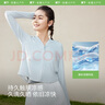蕉下（beneunder）防曬服女透氣春夏出行披肩便攜奶油藍(lán)L 曬單實拍圖