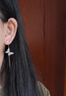 伊燦長款流蘇滿鉆蝴蝶耳釘女2025新款爆款耳夾耳環(huán)小眾高級感超仙耳飾 長款流蘇鑲鉆蝴蝶耳釘 曬單實(shí)拍圖