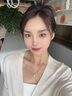 HR赫蓮娜輕奢貓眼石小蠻腰項鏈女款2025年新款七夕情人節(jié)禮物送女友 小蠻腰項鏈玫瑰金色【高端禮盒】 曬單實拍圖